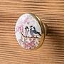 Мебельная ручка Chic Birds Gold Ceramic Knob
