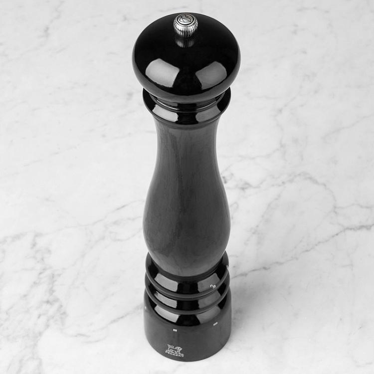 Электрическая мельница для перца Париж, чёрный лак Paris Electric Pepper Mill Black Gloss