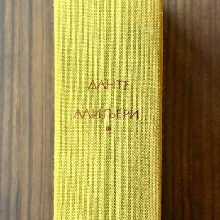 Винтажная книга Библиотека всемирной литературы, том 28. Новая жизнь. Божественная комедия. Данте Алигьери Vintage Book World Literature Library 28
