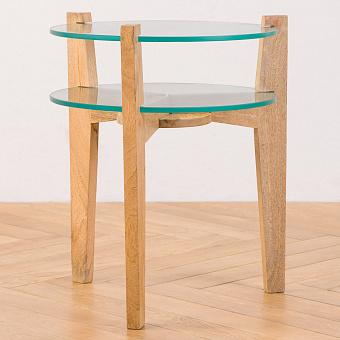 2 Glass Levels Side Table