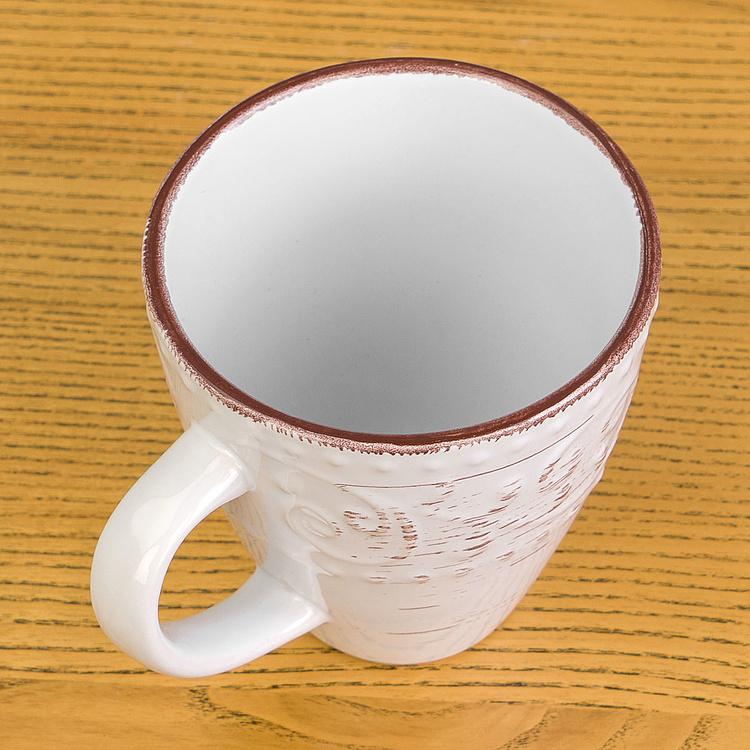 Кружка в деревенском стиле кремовая Rustic Fare Mug Cream