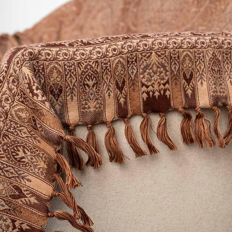 Двустороннее покрывало Агонда, жаккард и варёная шерсть, 150x310 см Pure Wool Jacquard Throw Agonda 150x310 cm