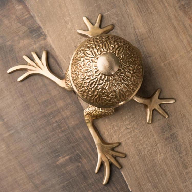 Настольный звонок Лягушка Golden Frog Bell