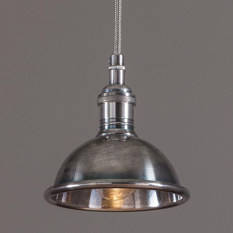 Малый подвесной светильник, никелированная сталь Small Nickel Lamp