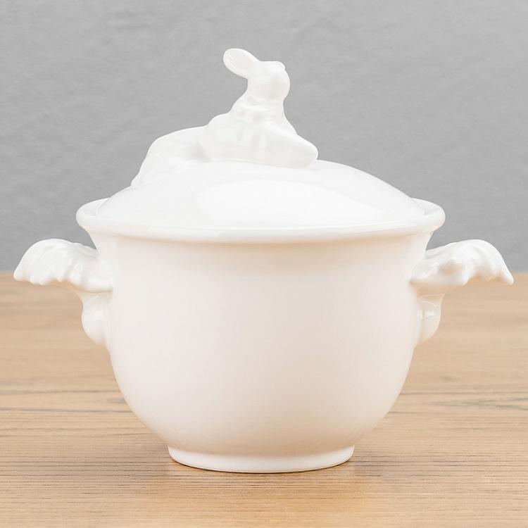 Супница с крышкой Кролик-везунчик Lucky Rabbit Soup Bowl With Lid