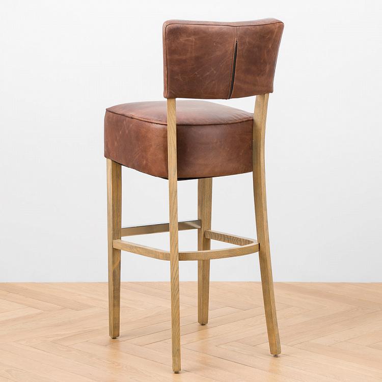 Барный стул Негрони, светлые ножки Negroni Barstool, Oak Brown
