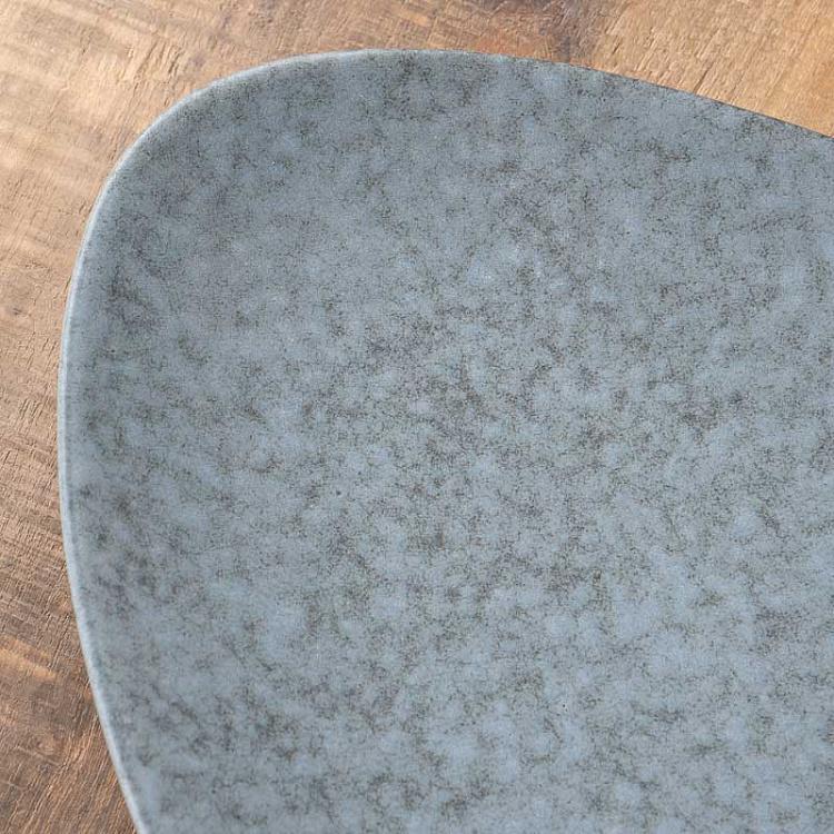 Треугольная тарелка Органика Земля, L Organica Terra Triangular Plate Large