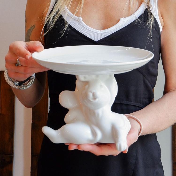 Сервировочная подставка-тортовница Мышки-братишки, M Decorative Plate Mouse Brothers Medium