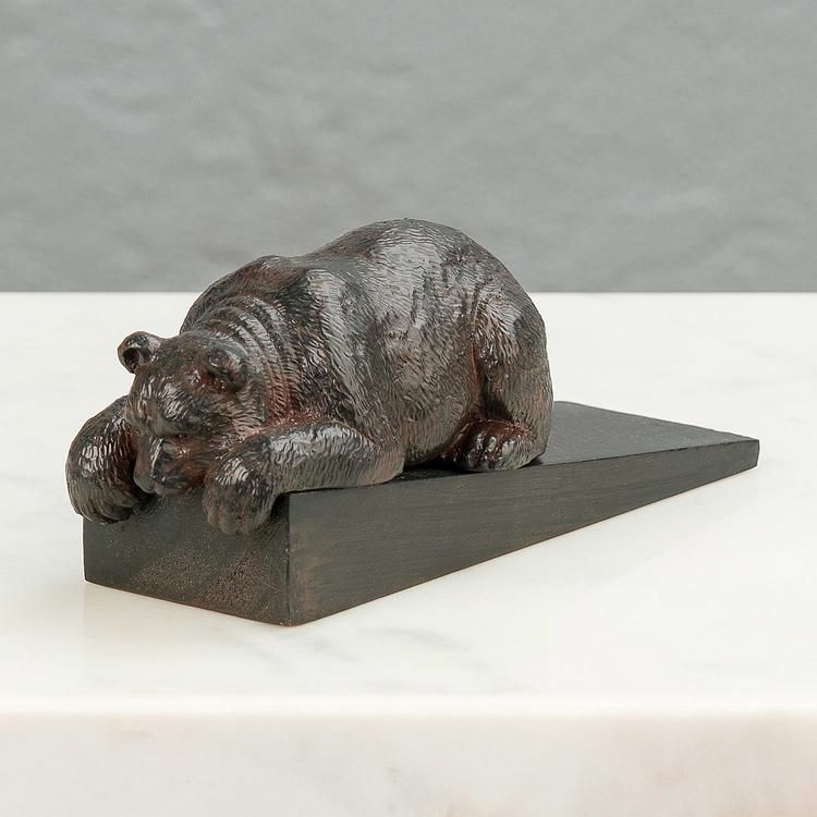 Ограничитель для двери Бурый медведь Bear Door Stopper