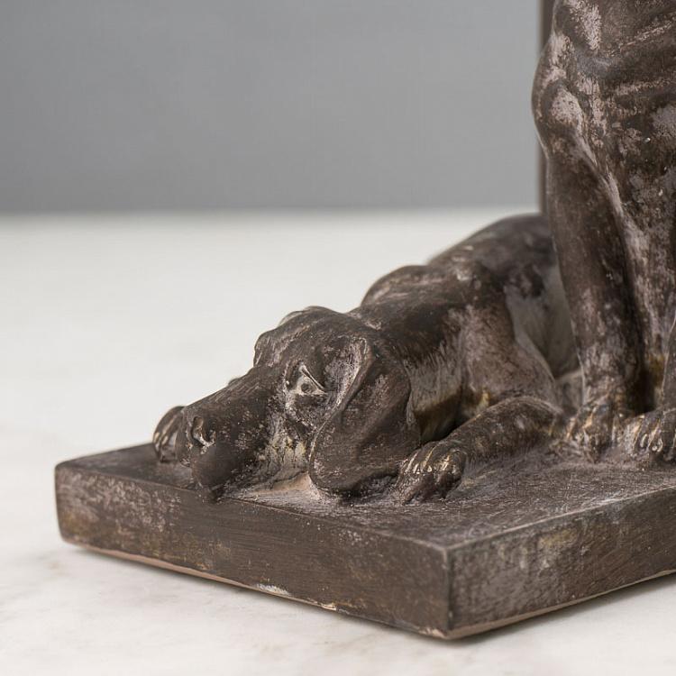 Набор из двух держателей для книг Собаки Bookend Chiens