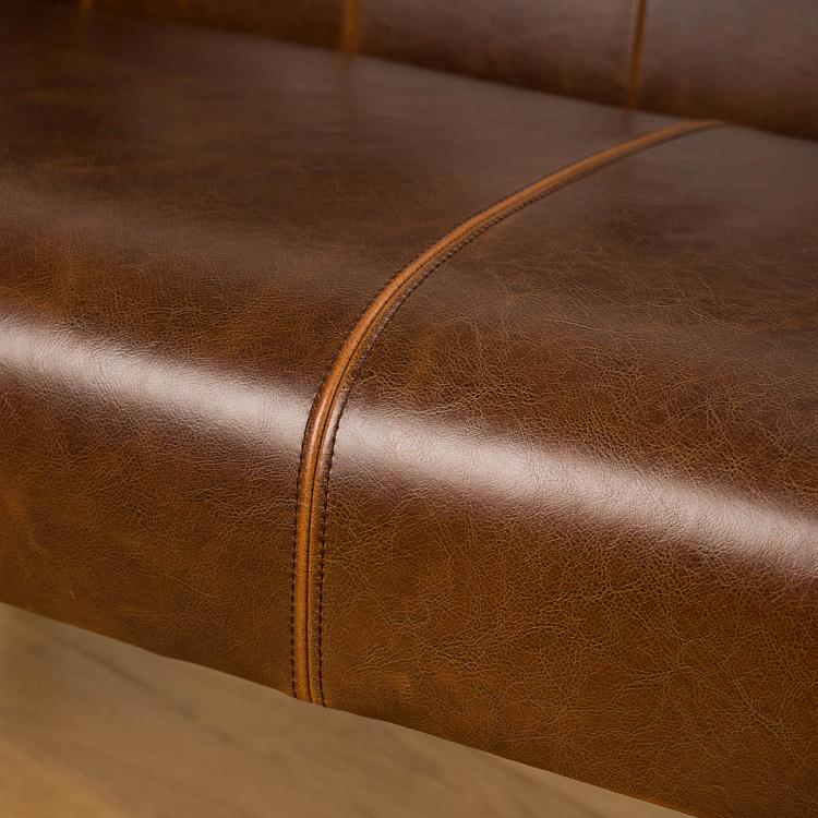 Двухместный диван Маршал, янтарный дуб Marshall 2 Seater, Oak Dark Amber