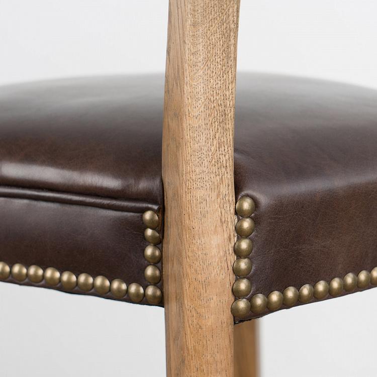 Высокий барный стул Анджелес Angeles Barstool High, Weathered Oak