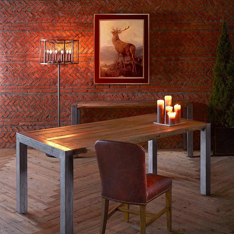 Картина-олеография в чёрной с золотом раме Монарх Долины Monarch Of The Glen, EM10 Frame