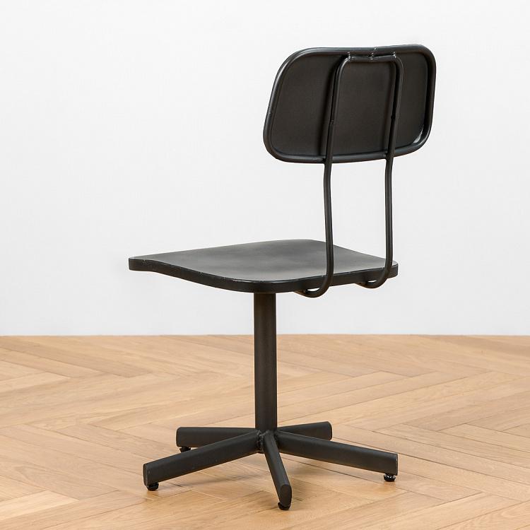 Чёрный крутящийся стул Black Swivel Chair