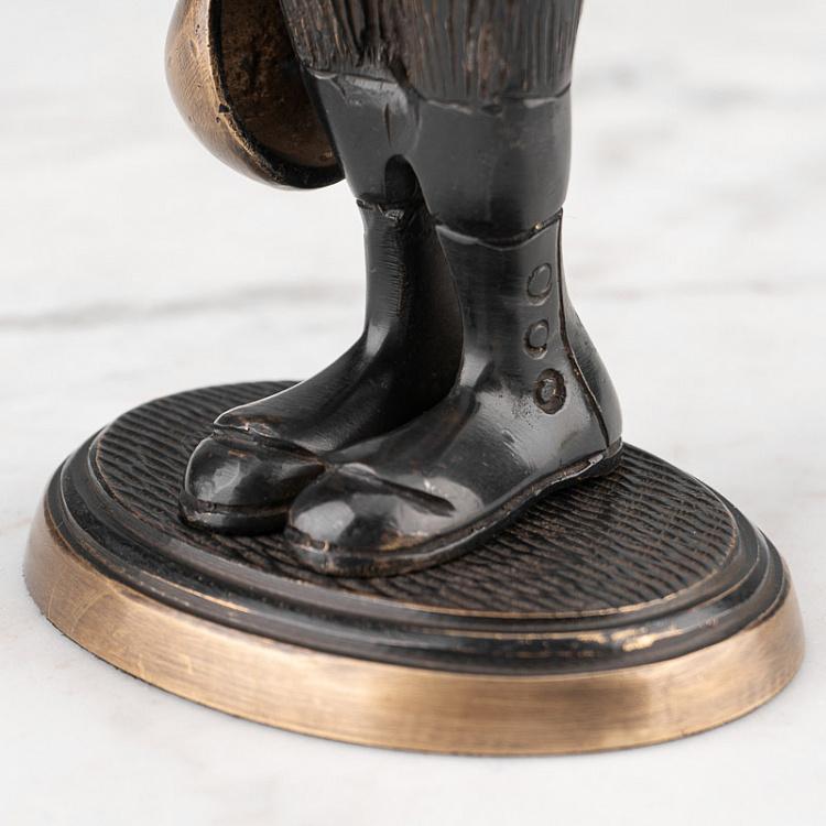 Статуэтка Барсук с горном Badger With Cor