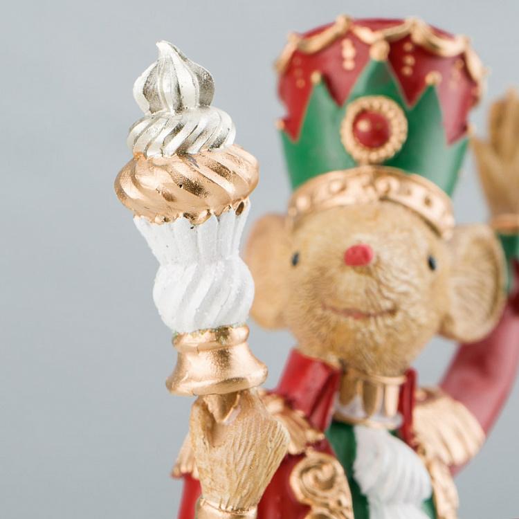 Новогодняя фигурка Мышиный король Nutcracker Mouse King 26,5 cm