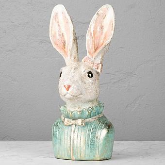 Rabbit Bust Turquoise