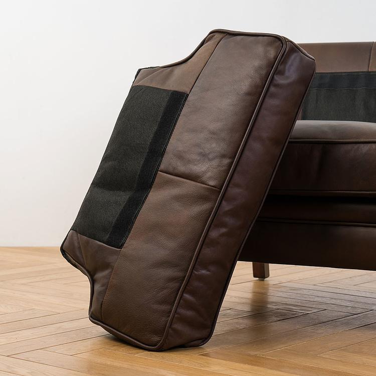 Кресло Джон, красно-коричневые ножки John Armchair, Red Brown Wood D