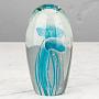 Пресс-папье Glass Paperweight 3 Blue Jellyfish