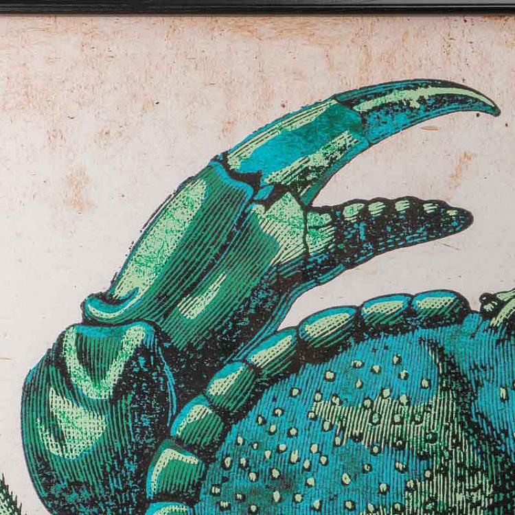 Картина-принт диптих Краб Set Of 2 Crab