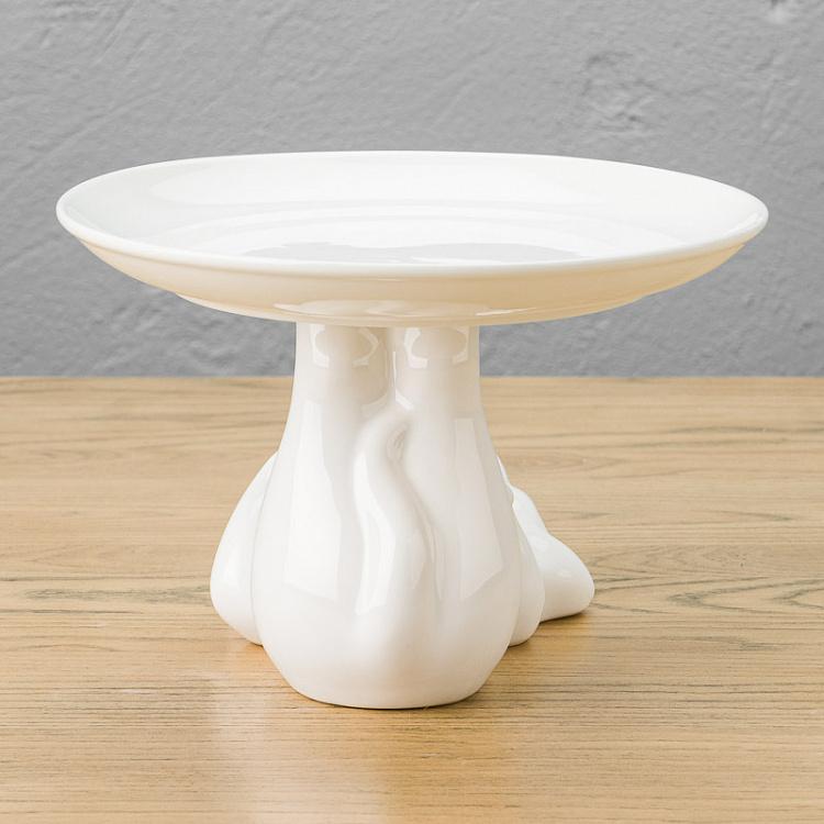 Сервировочная подставка-тортовница Пёсик, M Decorative Plate Dog Medium