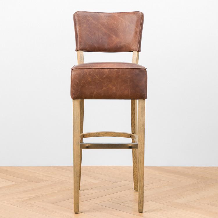 Барный стул Негрони, светлые ножки Negroni Barstool, Oak Brown