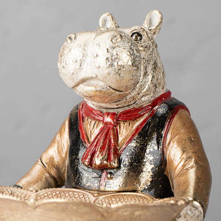 Подставка для мелочей и украшений Гиппопотам Hippo Plate
