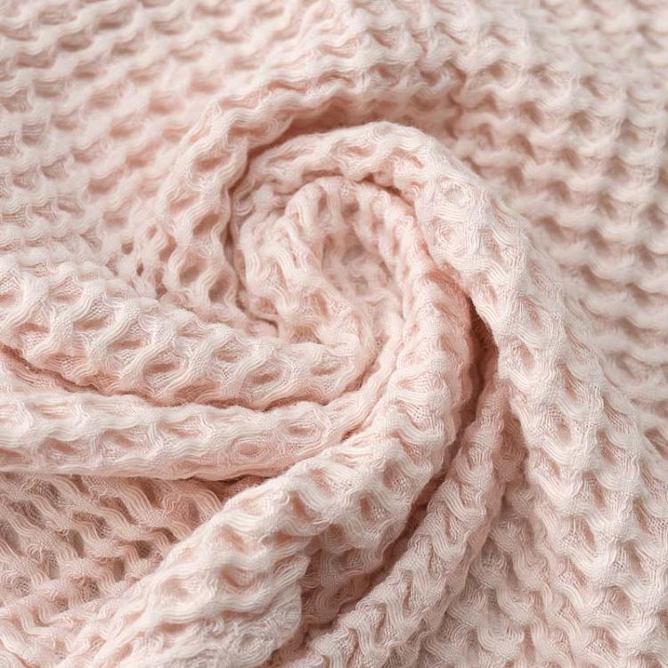 Перламутрово-розовое вафельное полотенце-салфетка Модал 30x40 см Modal Waffle Washcloth Towel Shell 30x40 cm