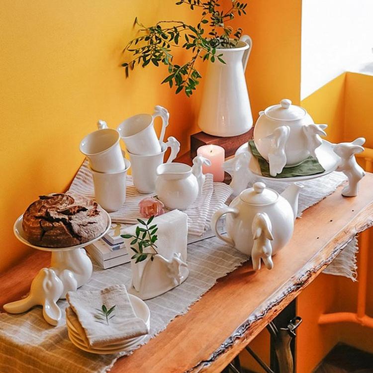 Сахарница с кроликами Rabbit Sugar Bowl