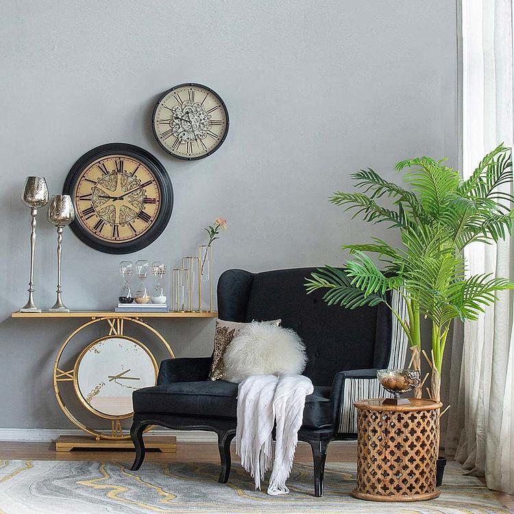 Настеные часы с шестерёнками Классика Classic Wall Clock With Gears