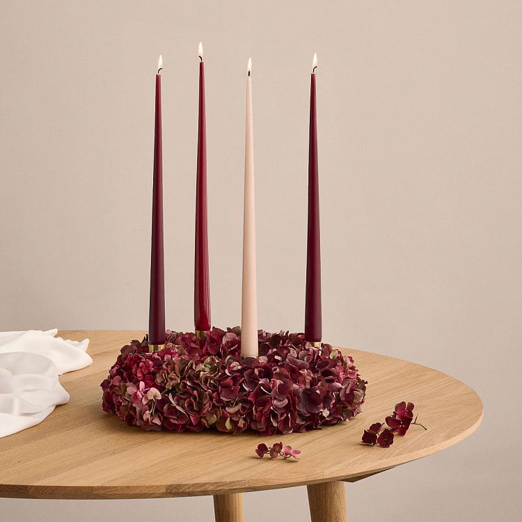 Парафиновая свеча конусная матовая Taper Candle Matt