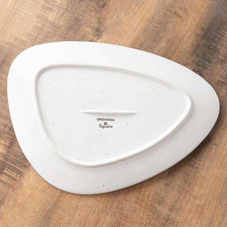 Треугольная тарелка Органика Море, L Organica Mare Triangular Plate Large