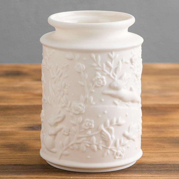 Ёмкость для хранения цвета слоновой кости Сказочный сад Pot Fairy Garden Ivory