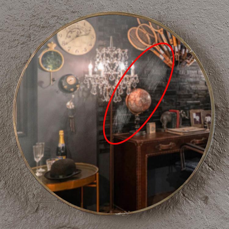 Железное круглое зеркало дисконт Iron Round Mirror discount