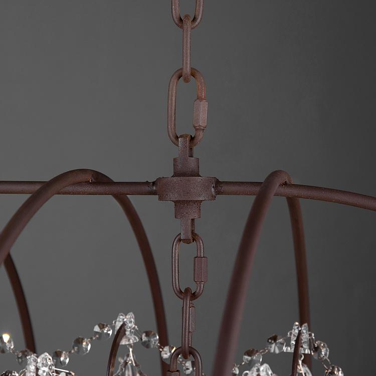 Прямоугольная Хрустальная люстра с гироскопом, S Gyro Crystal Rectangular Pendant Small