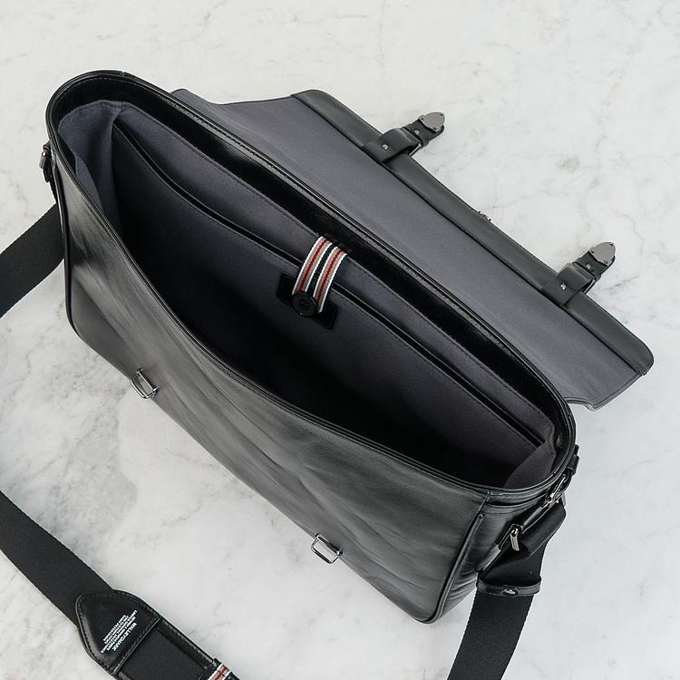 Кожаная мужская сумка-портфель Мессенджер Satchel Messenger Bag