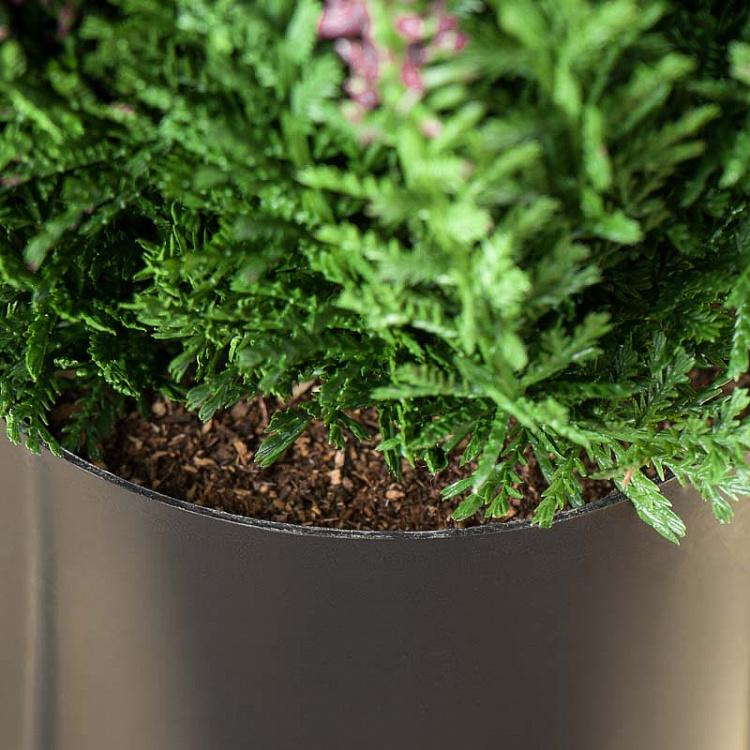 Искусственный тёмно-сиреневый вереск Эрика Erica Dark Lilac Heather Bush 35 cm