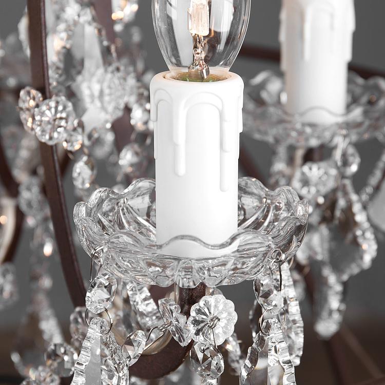 Прямоугольная Хрустальная люстра с гироскопом, S Gyro Crystal Rectangular Pendant Small