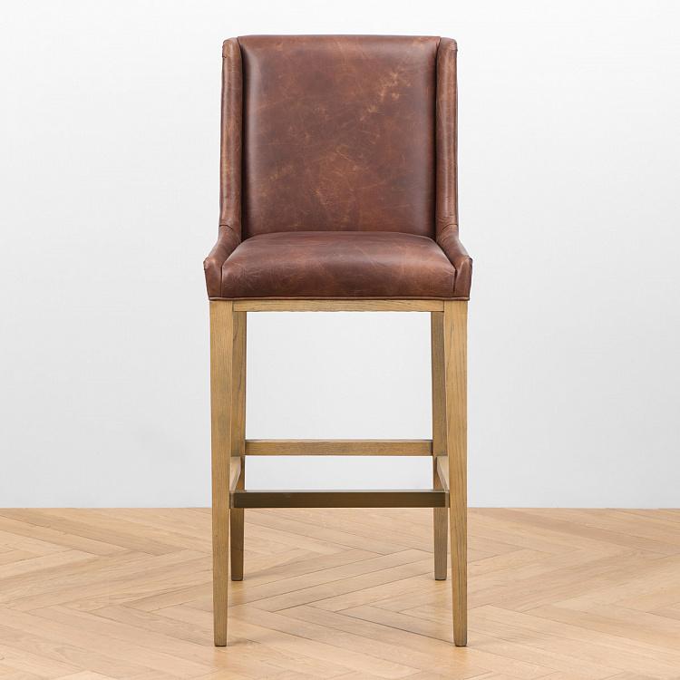 Барный стул Маргарита, светлые ножки Margarita Barstool, Oak Brown