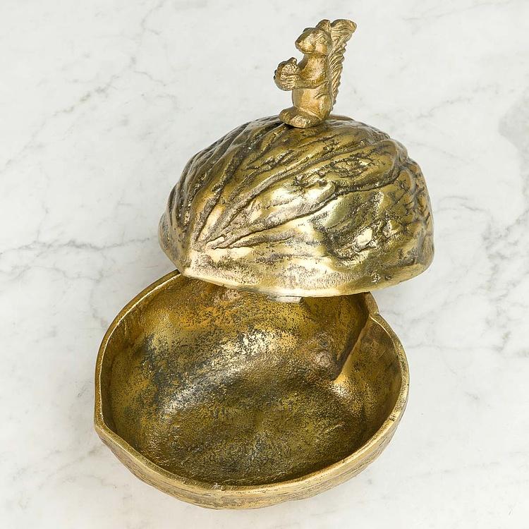Шкатулка Белка и орех Nut Box With Squirrel