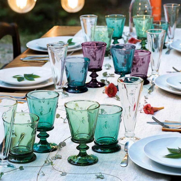 Зелёный бокал для вина Пчёлы Abeille Wine Glass Green