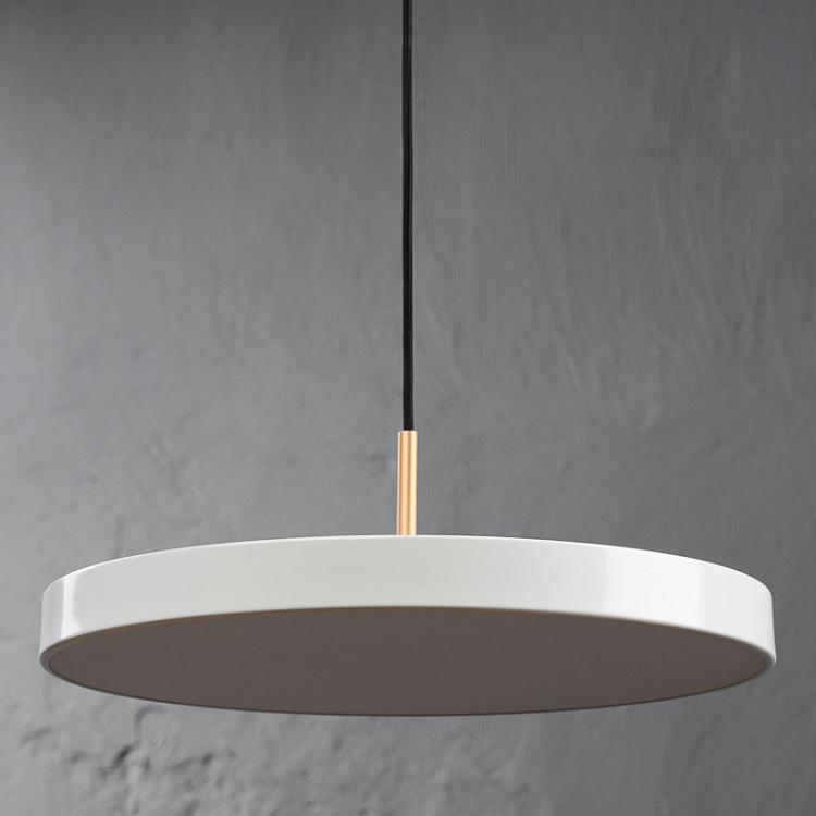 Жемчужный светодиодный подвесной светильник Астерия с укороченным проводом Asteria Hanging Lamp Pearl White Short Cord