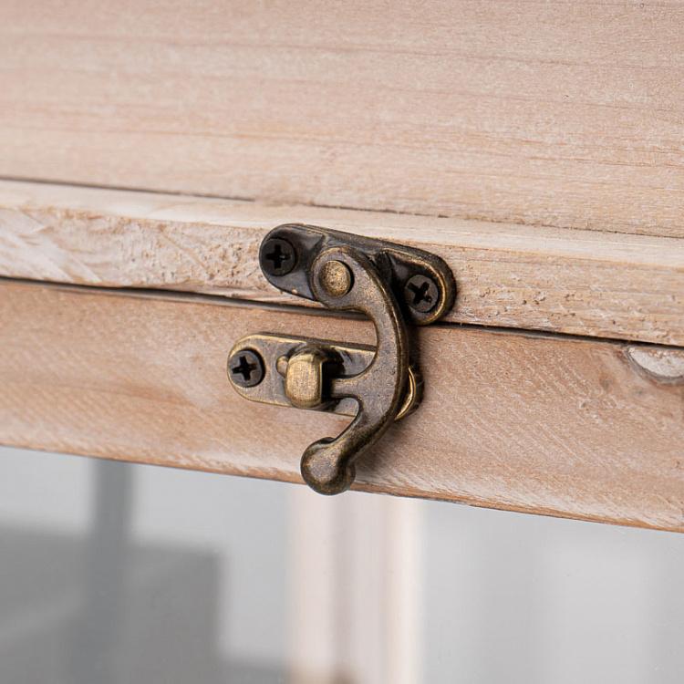 Набор из двух подсвечников Род-Айленд Set Of 2 Lanterns Rhode Island White Brushed