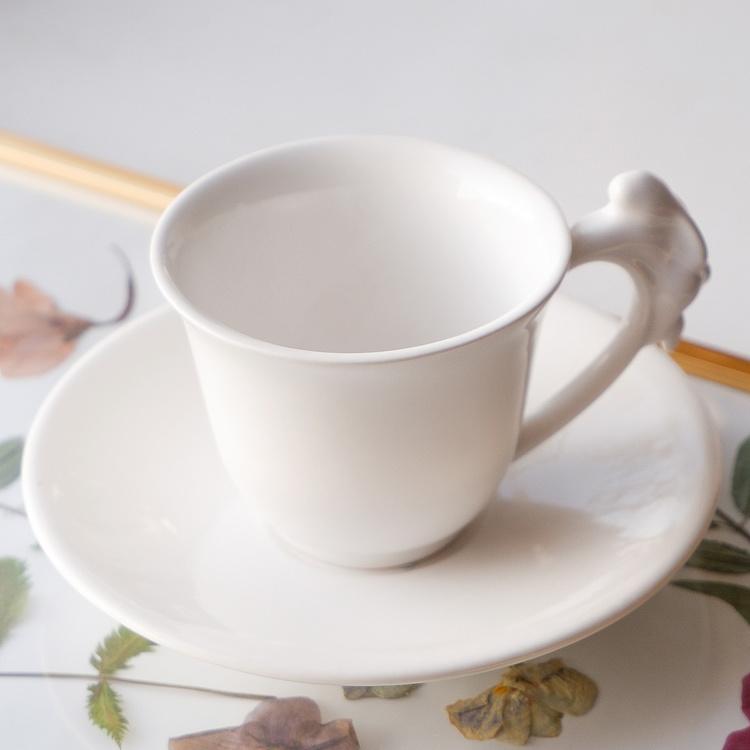 Кофейная пара Белый кролик White Rabbit Coffee Cup And Saucer