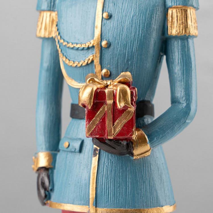 Новогодняя фигурка Лось с подарком Figure Elk With Gift 37 cm