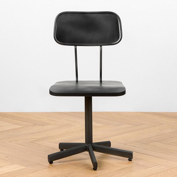 Чёрный крутящийся стул Black Swivel Chair