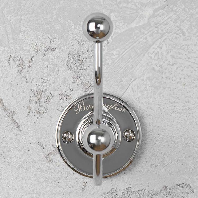 Двухрожковый крючок цвета хром Double Hook Chrome