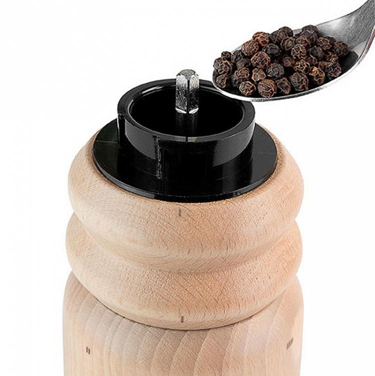 Электрическая мельница для перца Париж, светлое дерево Paris Electric Pepper Mill Natural Wood
