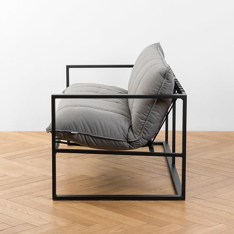 Двухместный садовый диван Риф Reef 2 Seater, Black