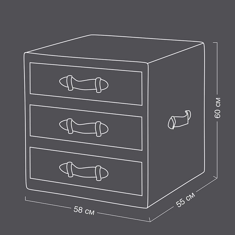 Прикроватная тумба-сундук Навигатор Navigator Side Table D